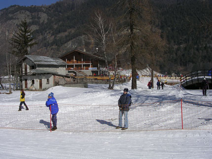 Stemning ved løypen nær skistadion, Marita Jacobsen.