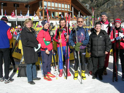 En del af masters holdet fra Grønland/Danmark fra venstre Inger Ericsson, Marita Jacobsen, Bent Lauridsen, Hans Lars Jørgensen, Naja Kreutzmann, Arne Stonor og Kristin Stonor.  