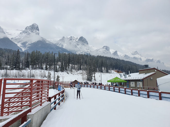 Canmore skistadion og Marita Jacobsen