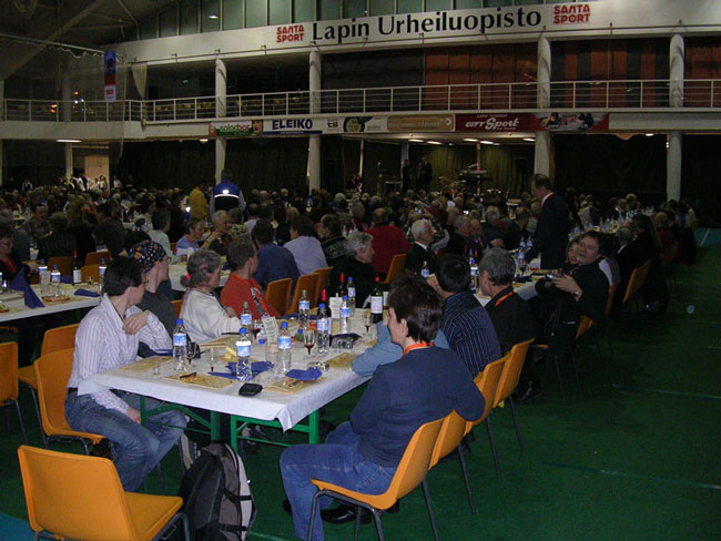 Master banquet aften, Ounasvaara, Rovaniemi, Finland