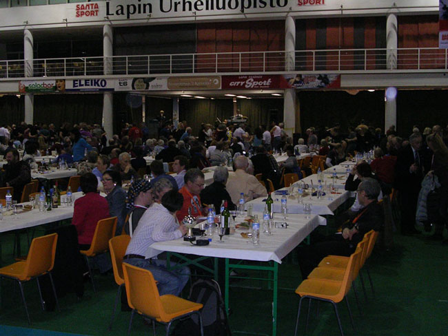 Master banquet aften, Ounasvaara, Rovaniemi, Finland